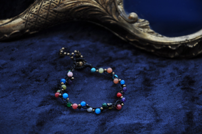 Armbandje kralen glas